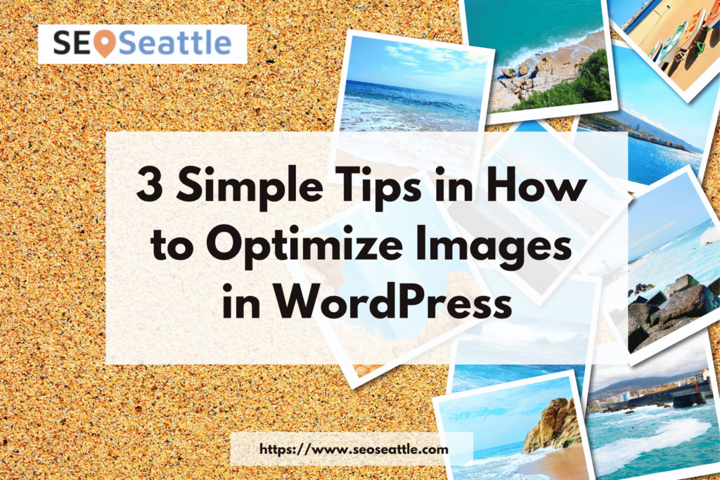 graphics for the topic about optimize images in WordPress